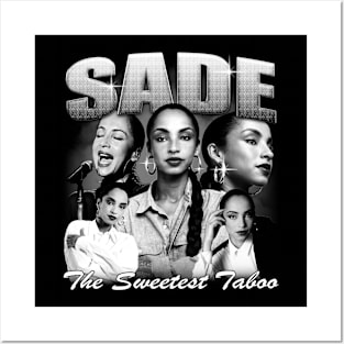 Sade The Sweetest Taboo - Sade Adu Vintage Bootleg Posters and Art